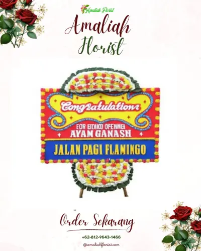 Bunga Papan Congratulation di Bongancina